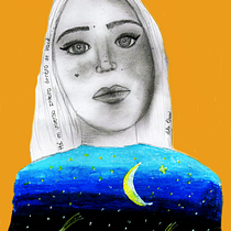 Meu projeto do curso: Retrato com lápis, técnicas de cor e Photoshop. Desenho a lápis projeto de laisclaus - 22.05.2020