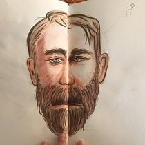 My project in  Watercolor Portrait Sketchbook course . Drawing, Traditional illustration, and Portrait Drawing project by Paola Gaviraghi - 05.22.2020