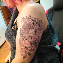Meu projeto do curso: Tatuagem para principiantes (Depois de várias tatuagens). Tattoo Design project by Tiago Dias - 06.01.2020