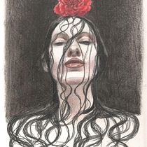 Mi Proyecto del curso: Retrato creativo en claroscuro con lápiz. Un projet de Dessin au cra, on , et Dessin artistique de Carmen Úbeda - 22.05.2020