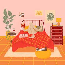 Quarantine mood. Un progetto di Illustrazione tradizionale e Illustrazione digitale di Agustina Míguez - 23.05.2020