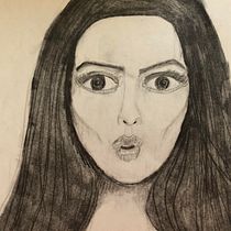 Mi Proyecto del curso: Retrato realista con lápiz de grafito. Desenho a lápis projeto de issuslove - 25.05.2020