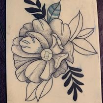 Mi Proyecto del curso: Tatuaje para principiantes. Traditional illustration project by saradiaz3 - 05.23.2020