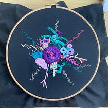 My project in Advanced Embroidery Techniques: Stitches and Compositions with Volume course. Bordado projeto de samantha.osys - 24.05.2020