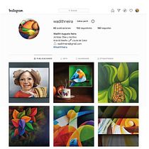Mi Proyecto del curso: Estrategia de marca en Instagram / Galería de obras de Wadith Niera. Fine Arts, Design, Graphic Design, Traditional illustration, Acr, lic Painting, and Oil Painting project by Wadith Augusto Neira Guerrón - 05.24.2020