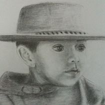 Mi Proyecto del curso: Retrato realista con lápiz de grafito. Desenho de retrato projeto de Pedro Velásquez - 23.05.2020