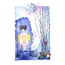 My project in Watercolor Illustration with Japanese Influence course. Un proyecto de Pintura a la acuarela de Krisztina Nagy - 24.05.2020