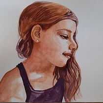 Mi Proyecto del curso: Cuaderno de retratos en acuarela. Portrait Drawing project by Maite Ventura - 05.24.2020