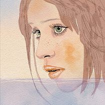 Memory of summer - My project in Illustration Techniques with Digital Watercolor course. Un progetto di Disegno artistico di koutna.marianna - 24.05.2020