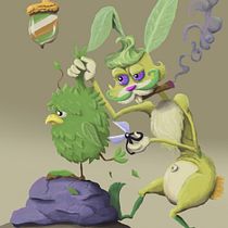My project in Digital Painting for Characters: Color and Light course. Ilustração digital projeto de ogagabe - 01.08.2020