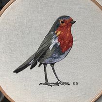Mi Proyecto del curso: Pintar con hilo: técnicas de ilustración textil. Bordado projeto de Elena Ritschard - 24.05.2020