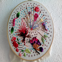 Mi Proyecto del curso: Bordado y personalización de accesorios . 3D, Arts, and Crafts project by sulma_hdez - 05.24.2020