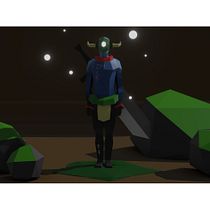 Mi Proyecto del curso: Modelado de personajes low poly para videojuegos  Ein Projekt aus dem Bereich 3D, 3-D-Design, Design von 3-D-Figuren, 3-D-Modellierung und Videospiele von Ricardo Serrano Aguilar - 24.05.2020