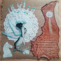 Ecuación Poética - Mi Proyecto del curso: Técnicas de bordado experimental sobre papel Ein Projekt aus dem Bereich Stickerei von Jesucita Carpio Aliaga - 25.05.2020