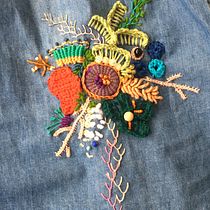 My project in Advanced Embroidery Techniques: Stitches and Compositions with Volume course. Bordado projeto de arhmilenababic - 25.05.2020