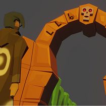 Mi Proyecto del curso: Modelado de personajes low poly para videojuegos  Ein Projekt aus dem Bereich 3D und 3-D-Modellierung von Manuel Otero - 25.05.2020