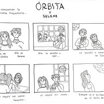 "Órbita y Selene". Character Design, Writing, Traditional illustration, Stor, and board project by Sofía Arreguín - 05.25.2020