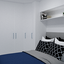 Projeto de reforma e decoração Quarto compartilhado.. Een project van Architectuur e Interieurontwerp van Nayara Tiosi - 25.05.2020