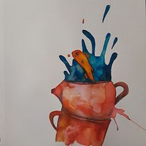 My project in Introduction to Children’s Illustration course. Traditional illustration project by Darla Astacio - 05.25.2020