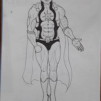 Mi Proyecto del curso: Ilustración para cómics: anatomía de un superhéroe. Desenho digital projeto de Gabriel Tarazona - 25.05.2020