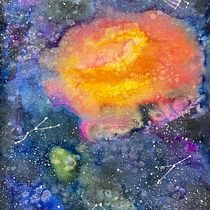 My project in Modern Watercolor Techniques course. Un progetto di Pittura ad acquerello di Darrah - 26.05.2020