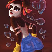 Pandila. Desenho digital, Design de personagens, Design gráfico, Ilustração tradicional, Ilustração digital, e Pintura digital projeto de ga lex - 28.05.2020