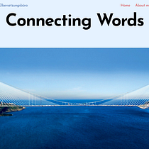 el WP que hice para una traductora. Un progetto di Web development e Marketing digitale di Juan Cárdenas - 01.07.2019