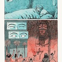 Jonás en tiralíneas y acuarelas!. Comic, Drawing, Traditional illustration, and Watercolor Painting project by Felipe De La Serena - 06.08.2020