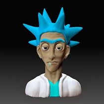 Mi Proyecto del curso: Rick de Rick y Morty Ein Projekt aus dem Bereich 3D von Laia Mestre Sevé - 27.05.2020
