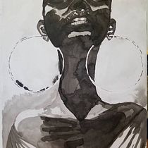 My project in Introduction to Illustration with India Ink course. Desenho e Ilustração com tinta projeto de Donyae Coles - 27.05.2020