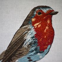 My project in Painting with Thread: Textile Illustration Techniques course. Bordado projeto de Ekaterina Yuzhik - 27.05.2020