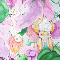 Mi Proyecto del curso: Animalario botánico: acuarela, tinta y grafito. Drawing, Pencil Drawing, Botanical Illustration, Painting, and Watercolor Painting project by Paola Carrera Ramírez - 05.27.2020