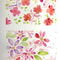 Mi Proyecto del curso: Creación de paletas de color con acuarela. Watercolor Painting project by Sandii Soto - 05.27.2020