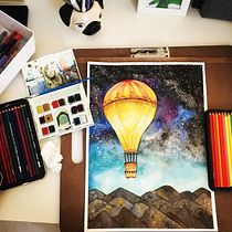My project in Modern Watercolor Techniques course. Un progetto di Disegno artistico, Illustrazione tradizionale, Illustrazione infantile e Belle arti di Erum Fatimah Raza - 25.07.2020