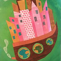 My project in Story Illustration with Paper course. Collage project by Laura casella - 05.28.2020
