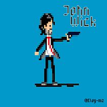 Proyecto Final Animación de personajes en pixel art para videojuegos: John Wick. Un proyecto de Animación de personajes de Eloy Martín Zambudio - 27.05.2020