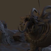 Mi Proyecto del curso: Escultura digital de criaturas fantásticas con ZBrush. 3D, 3D Modeling, and 3D Character Design project by eduardo molina - 05.29.2020