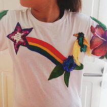 Mi Proyecto del curso: Diseño de moda: pintura y bordado sobre prendas. Bordado projeto de Gissela Gigí - 01.06.2020