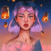 "Dreams", project inspired by Bearbrickjia's course. Thank you!. Digital Illustration, Digital Painting, Drawing, and Traditional illustration project by Dario Penta - 06.07.2020