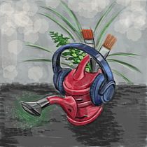 Watering Can. Projekt z dziedziny Trad, c i jna ilustracja użytkownika mcmeowski - 29.05.2020