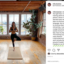 Mi Proyecto del curso: Mile.yoga  . Education project by Milena Dueñas - 05.29.2020