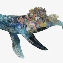 Whale. Un proyecto de Ilustración infantil, Ilustración digital e Ilustración tradicional de Claire Peters - 29.05.2020
