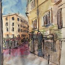 My project in Architectural Sketching with Watercolor and Ink course. Artistic Drawing project by laura.menegotto - 05.29.2020