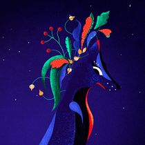 Pareja tropical. Digital Illustration, Digital Drawing, Traditional illustration, Botanical Illustration, and Children's Illustration project by Ju Lie - 06.18.2020