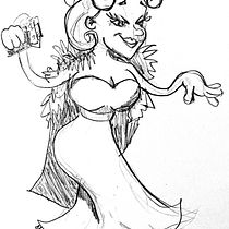 My Project - Thieving Opera Singer. Un projet de Dessin artistique , et Conception de personnages de sarahvanevera - 29.05.2020