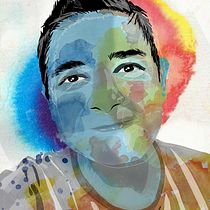 Mi Proyecto del curso: Retrato vectorial con texturas manuales. Ilustração tradicional projeto de Ina Georgescu - 29.05.2020