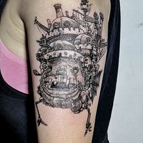 El castillo vagabundo.. Een project van  Creativiteit y Traditionele illustratie van Alan Varona - 30.05.2020