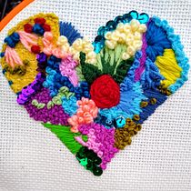 Mi Proyecto del curso: Bordado y personalización de accesorios . Embroider project by Angélica Rojas - 05.30.2020