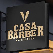 Meu projeto do curso: Design de marcas com retícula - Casa Barber. Design gráfico projeto de Matheus Ramos - 30.05.2020