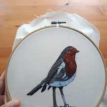 Mi Proyecto del curso: Pintar con hilo: técnicas de ilustración textil. Bordado projeto de ccauqui - 30.05.2020